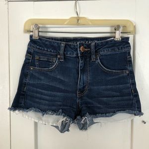 American Eagle High Waisted Denim Shorts